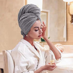 Serviette pour cheveux microfibre | Ultra - absorbante - viebienetre