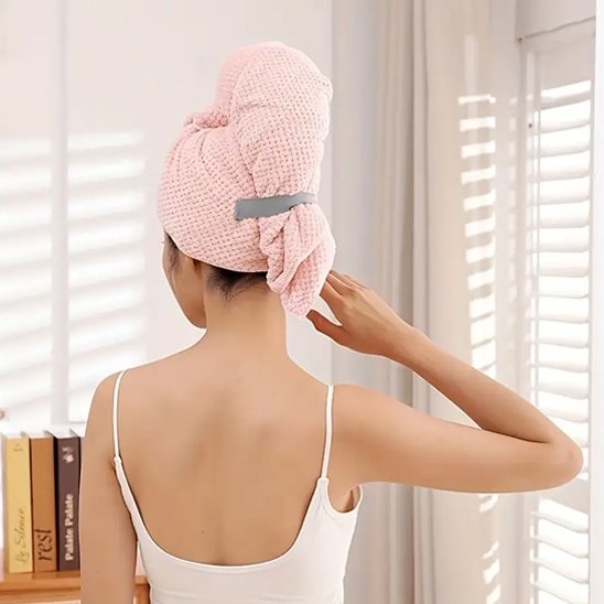 Serviette pour cheveux microfibre | Ultra - absorbante - viebienetre